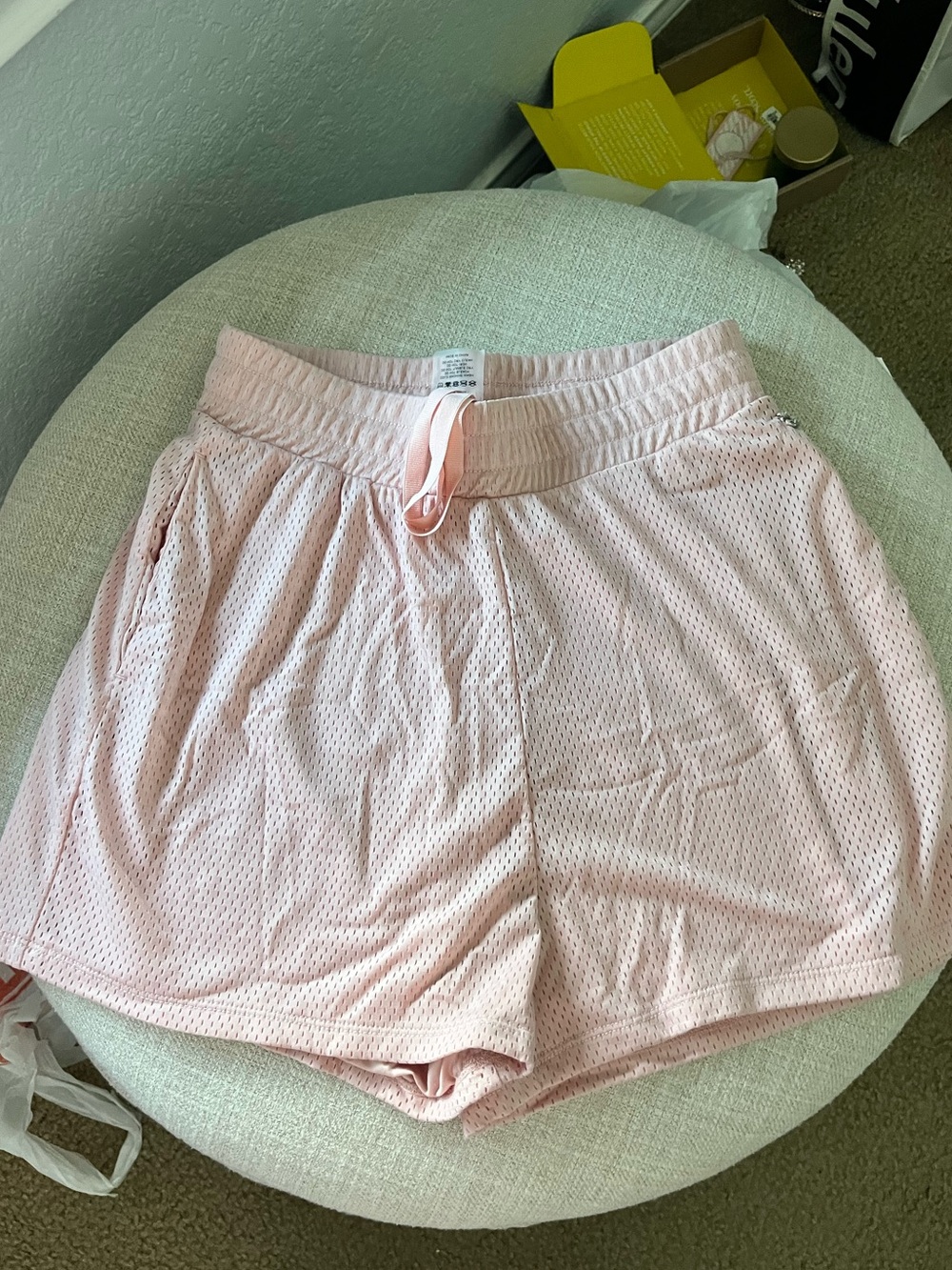 Pink buffbunny pump shorts
